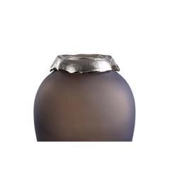 Gollan Glass Vase (25 x 25 x 43 cm, Matt Bronze)