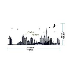 StickieArt Dubai Glow in the Dark Wall Sticker (60 x 90 cm)