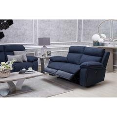 Pan Emirates Bridgelight 2-Seater Electric Fabric Recliner Sofa