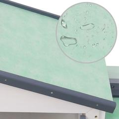 vidaXL Firwood Outdoor Rabbit Cage (145 x 45 x 85 cm, Grey & White)