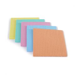 طقم فوط إسفنجية من ألياف السليلوز 10 قطع أبيكس حول الإمارات (21 × 4 × 16 سم ، أصفر)