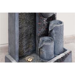 Pan Emirates Cordova Cement Fountain W/Led Light (45 x 29 x 99 cm)