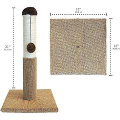 Four Paws Super Catnip Carpet & Sisal Scratching Post
