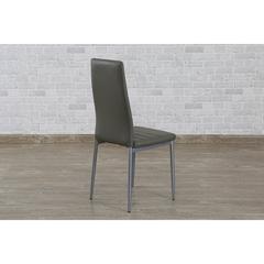 Pan Emirates Milyan PU & Metal Dining Chair (43 x 40 x 97 cm)