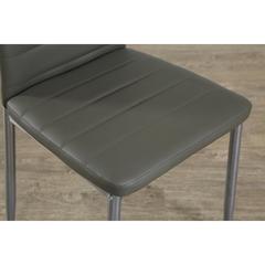 Pan Emirates Milyan PU & Metal Dining Chair (43 x 40 x 97 cm)