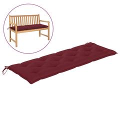vidaXL Garden Bench Cushion Red 150x50x7 cm Fabric