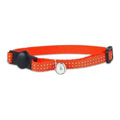 Petmate Aspen Pet Doskocil Adjustable Cat Collar (20 cm, Orange)