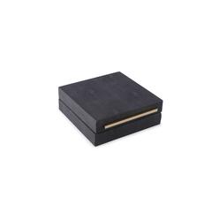 Gambet Jewelry Box (19 x 19 x 5 cm, Gray)