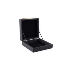 Gambet Jewelry Box (19 x 19 x 5 cm, Gray)