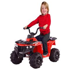 Myts Mini Quad Bike For Young Off Roaders (6 V, Red)