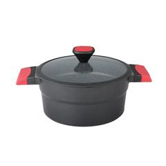 Royalford Non-Stick Die-Cast Aluminium Casserole W/Glass Lid (32 cm)