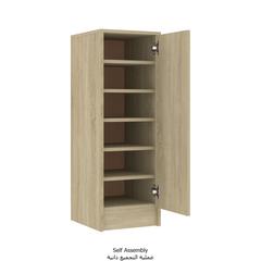 vidaXL Shoe Cabinet Sonoma Oak 32x35x92 cm Engineered Wood
