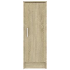 vidaXL Shoe Cabinet Sonoma Oak 32x35x92 cm Engineered Wood