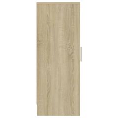 vidaXL Shoe Cabinet Sonoma Oak 32x35x92 cm Engineered Wood