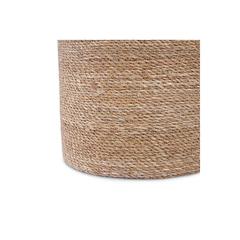 سلة ديكور بمقبض سيندي حول الإمارات (30 × 30 سم ، لون طبيعي)