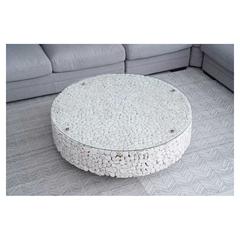 Pan Emirates Rozzelli Wood & Glass Coffee Table (120 x 120 x 40 cm)