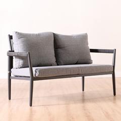 New Waves 4-Seater Steel Sofa Set W/Cushions Danube Home