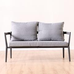 New Waves 4-Seater Steel Sofa Set W/Cushions Danube Home