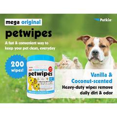 Petkin Petwipes Pack (100 Wipes)