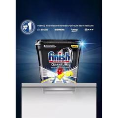 Finish Quantum Ultimate Dishwasher Detergent Cleaner (Lemon Sparkle, 32 Tabs, Pack of 2)