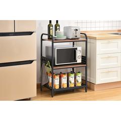 Pan Emirates Bakers MDF & Metal 3-Tier Kitchen Trolley