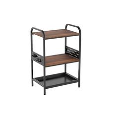 Pan Emirates Bakers MDF & Metal 3-Tier Kitchen Trolley