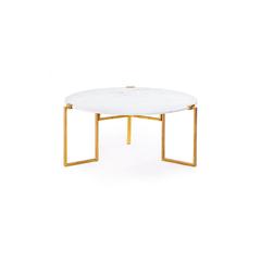 Pan Emirates Arlice Metal & Marble Coffee Table (110 x 110 x 49 cm)