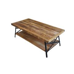 Pan Emirates Terex Wood & Metal Coffee Table (143 x 72 x 52 cm)
