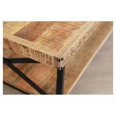 Pan Emirates Terex Wood & Metal Coffee Table (143 x 72 x 52 cm)