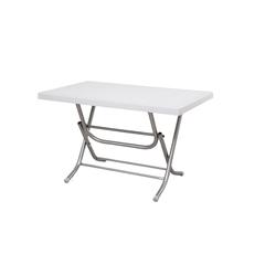 Pan Emirates Helvina Metal & Plastic Foldable Dining Table (120 x 70 x 74 cm)