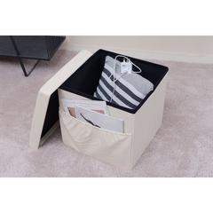 Exton Foldable Storage Ottoman Pan Emirates (38 x 38 x 38 cm)