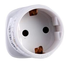 Oshtraco 2-Pin Round Plug Converter (Neon)