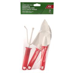 Ace Garden Tool Set (Set of 3, Red/White)