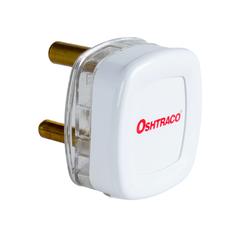 Oshtraco 3-Pin Plug Top (15 A, White)