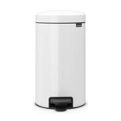 Brabantia NewIcon Pedal Bin (White, 12 L)