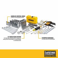 DeWalt DWMT73802 Mechanics Tool Set (Set of 142)