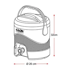 مبرد رحلات كوزموبلاست كيب كولد (8 لتر)
