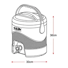 مبرد مياه بلاستيكي كيب كولد (12 لتر)
