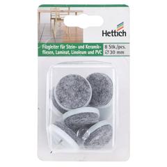 Hettich Knock Pin Felt Glides, Round (3 cm, 8 pcs)