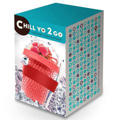 Asobu Chill Yo 2 Go Food Container (384 ml, Red)