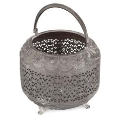 Living Space Cylindrical Flower Basket (24 cm)