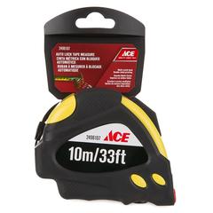 Alton Auto Retract Measuring Tape (10 m, Yellow & Black)