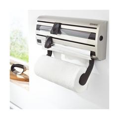 Leifheit Parat Royal Wall Mounted Roll Holder (38 x 9 x 16 cm, Stainless Steel)