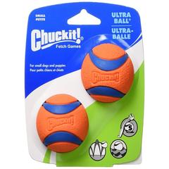 Chuckit! Ultra Ball Dog Toy (Small, 2 Pc.)