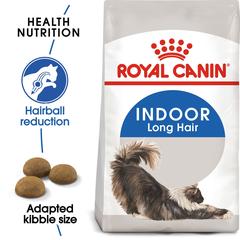Royal Canin Indoor Long Hair Dry Cat Food (Adult Cat, 2 kg)