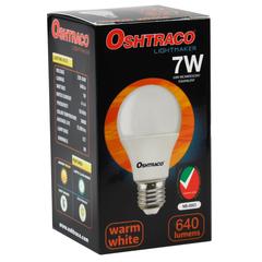 Oshtraco E27 Base LED Bulb (7 W, Warm White, 5 Pc.)