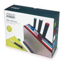Joseph & Joseph Index Chopping Boards with Knives (Set of 9)