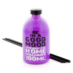 Be in A Good Mood Creative Lavender Leaf Mood Reed Diffuser (100 ml, Purple)