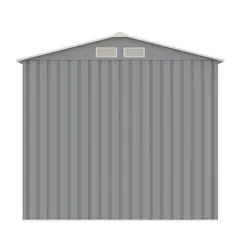 Galvanized Metal Shed (213 x 127 x 195 cm)