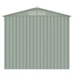 Galvanized Metal Shed (213 x 127 x 195 cm)